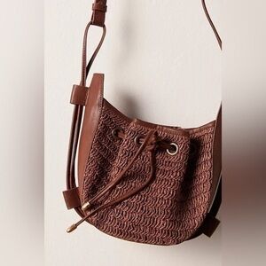 NWOT Free People Cabana Crossbody Brown Bag